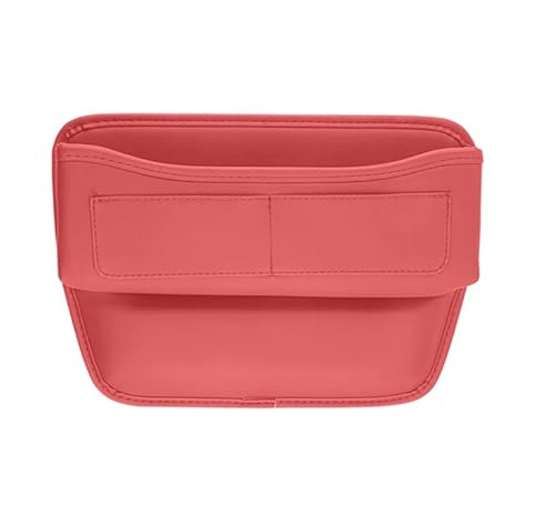 YLINNB Aufbewahrungstasche für Autositzlücken für BMW M2 F87 G87, Auto Organizer Mittelkonsole with Cup Holder Lückenfüller Zubehör,Red von YLINNB