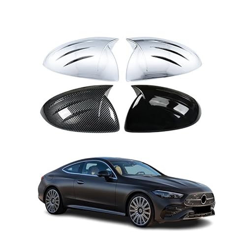 YLINNB Auto Außenspiegel Spiegelabdeckungen für Mercedes-Benz CLE-Class C236 2023-2024 2025 LHD, Ersatz Links und Rechts ZubehöR ABS Seitenflügelspiegel Gehäuse Ersatz,Horn Carbon Fiber Pattern YLINNB Auto Außenspiegel Spiegelabdeckungen für Mercedes-Benz CLE-Class C236 2023-2024 2025 LHD, Ersatz Links und Rechts ZubehöR ABS Seitenflügelspiegel Gehäuse Ersatz,Horn Carbon Fiber Pattern von YLINNB