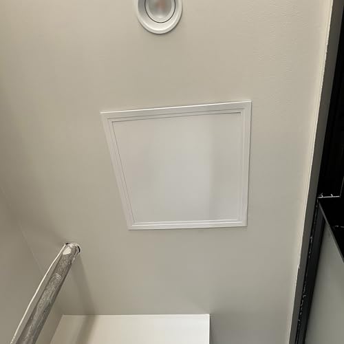 Revisionsklappe revisionstür Deckenzugangsplatte Mit Aluminiumrahmen 150 X 150/200 X 200, Paletten-Zugangstüren Für Decken/Trockenbau, Flächenbündige Montage(White,500x350mm/20x14in) von YLLFFLL