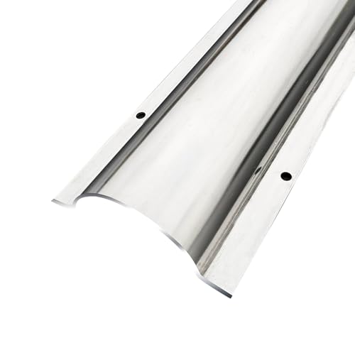 YLLSMGS 100cm Edelstahl-kabelkanal Fußboden Metall-Flexibler Kabelkanal Silber Dekorative Unsichtbare Rinne für Büro Zuhause(46 * 11mm/1.81 * 0.43in) von YLLSMGS