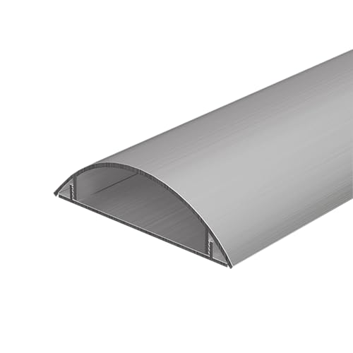 YLLSMGS Kabelbrücke Boden Strapazierfähiges Aluminium Kabelleiste Boden Wasserdicht Selbstklebende Bodenversteckkanal für Wand(29 * 8mm/1.1 * 0.31in) von YLLSMGS