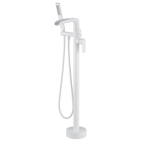 YLLSMGS Wassersäule Garten Zapfstelle Garten Gartenhydrant mit Handbrause für Die Außenbewässerung und Autowaschanlage(White) von YLLSMGS