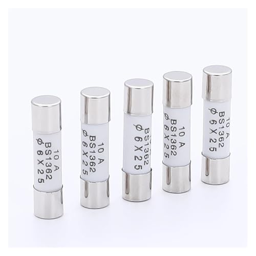 YLPWKMVZ 10PCS 5 * 20 6 * 30 Keramik Sicherung 250V 0,5A 1A 2A 3A 4A 5A 6A 7A 8A 10A 13A 15A 20A 30A 16A(0.5A,RO57 6X25MM_10PCS) von YLPWKMVZ