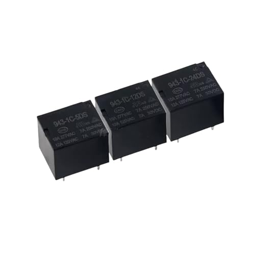 YLQUXEUV 10PCS 943-1C-5DS 5VDC 5PIN 12A Relay von YLQUXEUV