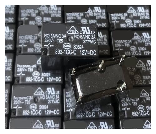 YLQUXEUV 1pc 892-1CC-C 12VDC (33F-1C-12V-5A) Relay 5pins von YLQUXEUV