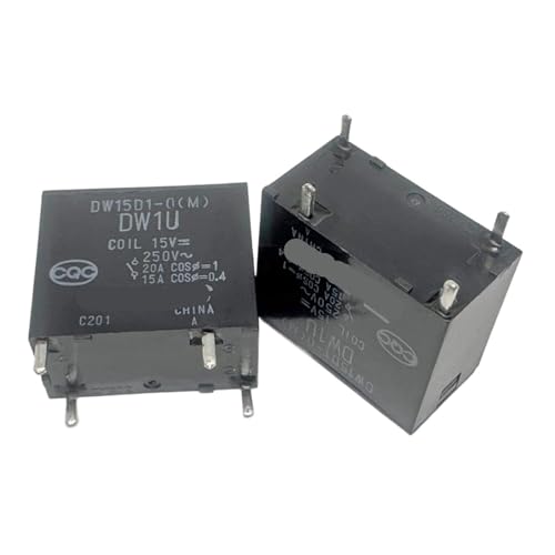 YLQUXEUV 1pc DW1U DW15D1-0(M) 15VDC 20A Relay 4 pins von YLQUXEUV