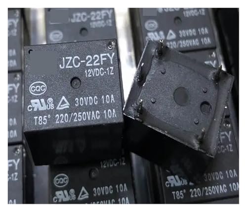 YLQUXEUV 1pc JZC-22FY 12VDC-1Z (T73-1C-12V-10A) Relay 5pins von YLQUXEUV