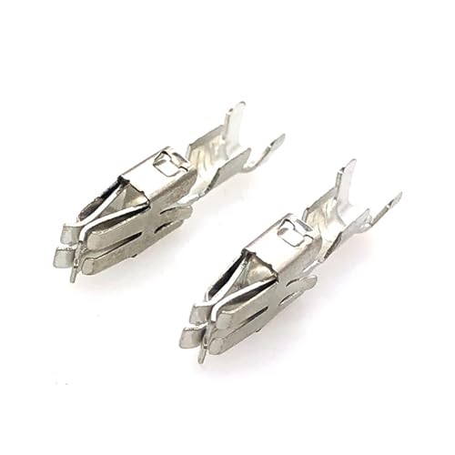 YLQUXEUV 20 Pcs 6.3MM Series Automotive Car Splices Wire Terminal 926965-1 Non-Insulated Female Crimp Terminals DJ6218B-E6.3B(20 Pcs) von YLQUXEUV