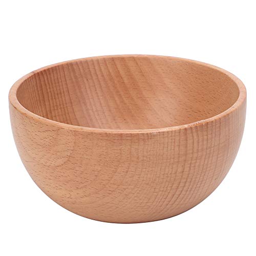 YLSZHY Runde Holzschale, Kleine Holzschale für Reissuppe, Dip, Salat, Snacks, Lebensmittelbehälter, Zubehör für Küchengeschirr, Utensilien für Zuhause und Restaurant(Medium Size 12 * 6cm) von YLSZHY