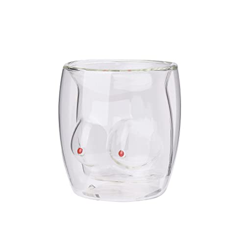 YLSZHYR Glas-Kaffeetasse, Große Kapazität, Glas, Milch, Saft, Frühstückstasse mit Griff, Neuheit, Weingläser, Nackte Frauen, Cocktailglas, Kristall-Whisky-Glas, Transparenter Becher für Den(#1) von YLSZHYR