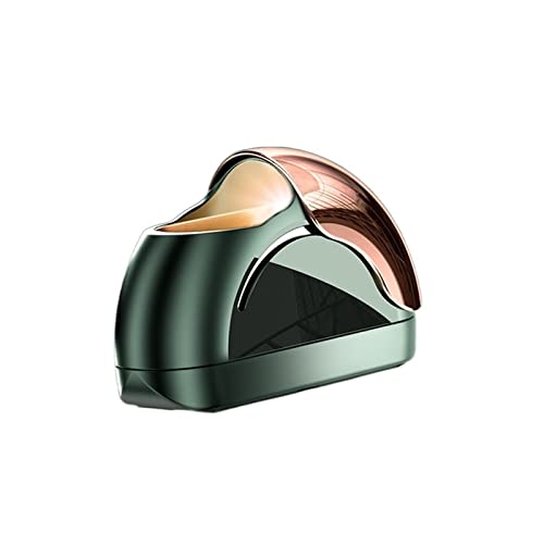 YLWX Auto Rauchfreier Aschenbecher Fallen Nicht Aus Der Asche des Autos Der Auto-aschenbecher Mit Deckel Geruchsdicht, Tragbarer Aschenbecher (Color : Green-Gold) von YLWX