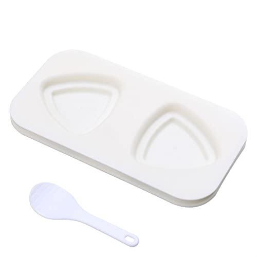 YLWX Reis Burger Form, Reisbällchen-Form Sandwich Onigiri Form Dreieck Sushi Form Bento Box für Küche Kochen (Color : Weiß) von YLWX