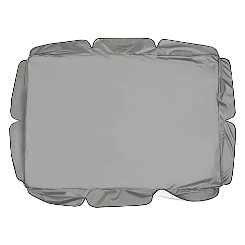 Ersatz-Abdeckung für Gartenschaukel,Schaukel Überdachung Ersatz Regenschutz mit UV-Schutz Universelle Ersatz-Canopy für Gartenschaukel(Gray,195*125*14cm) von YLZBA