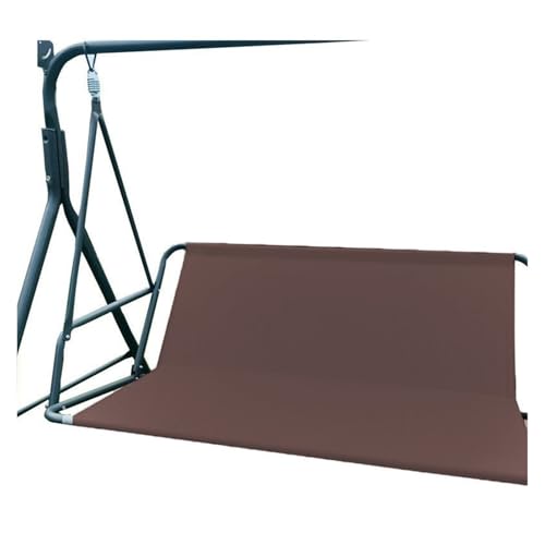 Hollywoodschaukel Sitzfläche Ersatz ,Stoff Sitzbezug für Garten Gartenschaukel Sitzbezug Abdeckung Schwingsitz 600D Sitzbezüge für Hollywoodschaukel Sitzflä(Brown,115*50*50cm) von YLZBA