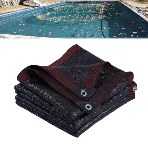Rechteckige Laubnetz-Poolabdeckungen für oberirdische Pools,Pool-Laubnetzabdeckung,Winter Feinmaschig Netz Poolabdeckung um Blätter fernzuhalten(4x4m(13.1x13.1ft)) von YLZBA