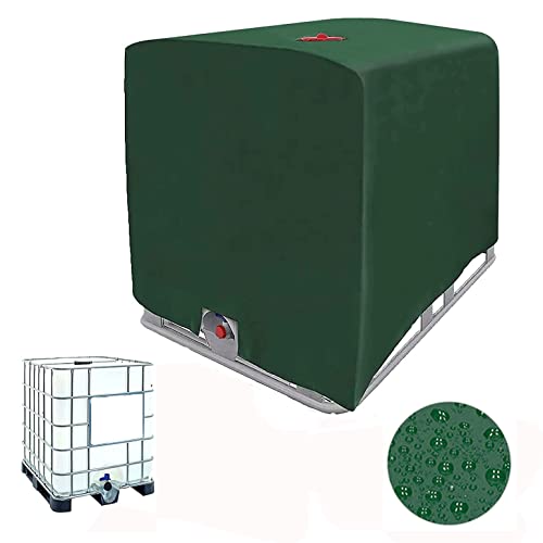 YLZBA IBC Tank Abdeckung, IBC Container Cover, Grün Abdeckplane for Wassertank 1000L, 420D Schutzplane Schutzhülle Geeignet for IBC-Tank Behälter Container Regenwassertank YLZBA IBC Tank Abdeckung, IBC Container Cover, Grün Abdeckplane for Wassertank 1000L, 420D Schutzplane Schutzhülle Geeignet for IBC-Tank Behälter Container Regenwassertank von YLZBA