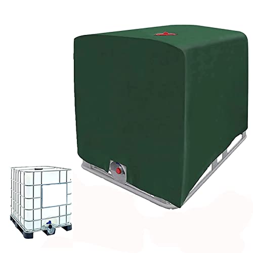 YLZBA IBC Tank Abdeckung, Wassertank IBC Behälter Abdeckplane, Abdeckplane für Wassertank 1000L, Abdeckplane Schutzhülle für IBC-Tank Behälter Container Regenwassertank (Size : 1000L120*100 * 116CM) von YLZBA