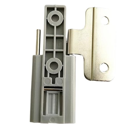 4PCS Top Schrank Schiebe Umkehr Akkordeon Falten Kleiderschrank Tür Kunststoff Scharnier Bi-falten Schrank Systeme Verfolgt Scharnier(A) von YLZCAM