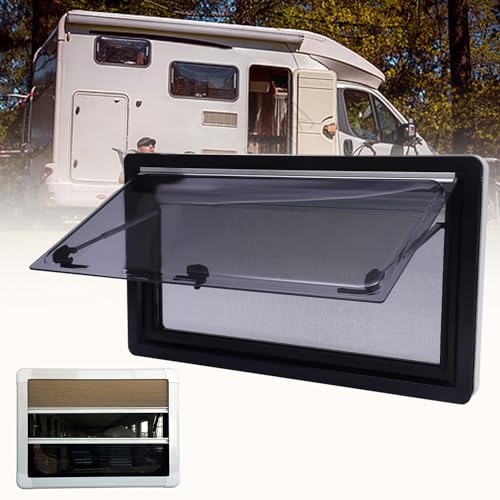 YMAOMAO Wohnwagenfenster Ausstellfenster Camper Wohnwagen Fenster Wohnmobil Fenster Rv Klappfenster Externes Push Fenster Mit Integriertem Rollo Und Fliegengitter,800 * 700mm YMAOMAO Wohnwagenfenster Ausstellfenster Camper Wohnwagen Fenster Wohnmobil Fenster Rv Klappfenster Externes Push Fenster Mit Integriertem Rollo Und Fliegengitter,800 * 700mm von YMAOMAO