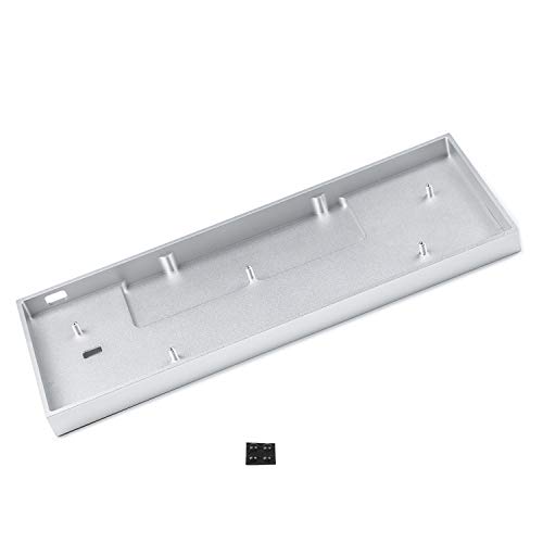 YMDK Anne Pro 2 Aluminium CNC Gehäuse mit Gummifüßen und Schrauben (Silber) von YMDK