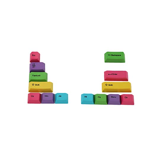 Cherry Profile PBT CMYK Modifiers 14 Tasten Dye Sub Tastenkappen für Cherry MX mechanische Tastatur von YMDK