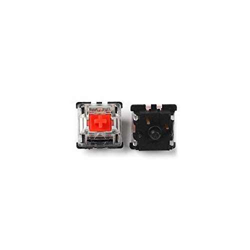 YMDK Gateron MX Switch 3 Pin und 5 Pin Transparent Gehäuse Schwarz Rot Grün Braun Blau Klar Schalter für mechanische Tastatur Cherry MX kompatibel von YMDK