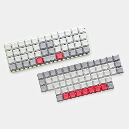 YMDK DSA Blank PBT Keycaps Suitable for Ortholinear Layout MX Keyboard XD75 ID75 Planck Preonic Niu40 (Only Keycap) von YMDK