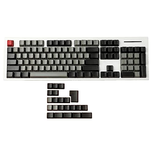 YMDK 125 Tasten ANSI ISO OEM Profil Dicke PBT Tastenkappen Set Geeignet für Cherry MX Mechanische Tastatur YMD96 Melody 96 YMD75 KBD75 Standard 104 TKL 61 Tastatur (Dolch 125 Side Print) von YMDK