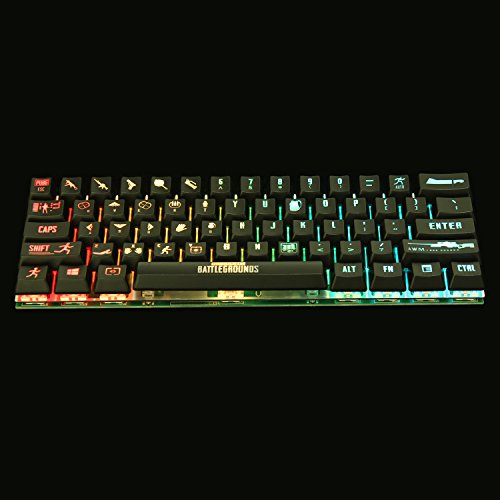 YMDK Battlegrounds ABS Neuheit 108 1,5 mm dicke glänzende Tastaturkappe nur für mechanische Mx-Tastatur (nur Tastenkappe) von YMDK