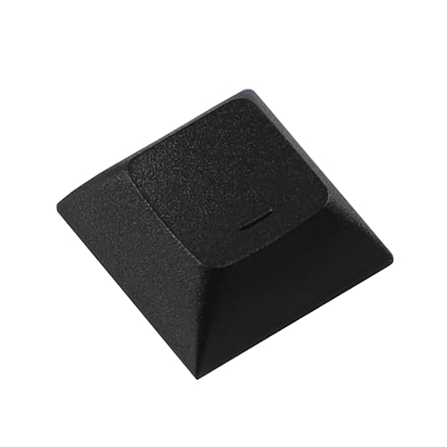 YMDK Blank DSA 1u Tastenkappe, 1,4 mm, PBT FJ, toter Winkel, 3 Stück Tastenkappen für MX Switches Tastatur (Black Dot) von YMDK