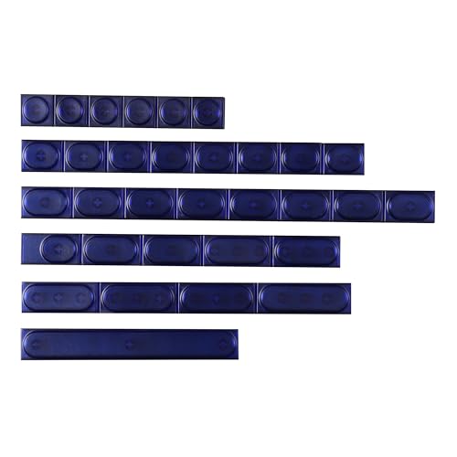 YMDK Blocks Keycap 32 Tasten Modifikatoren Neuheit Tasten Tastenkappen Set Transparent Clear PC Mattierte Tastenkappe für MX Switches Mechanische Tastatur von YMDK
