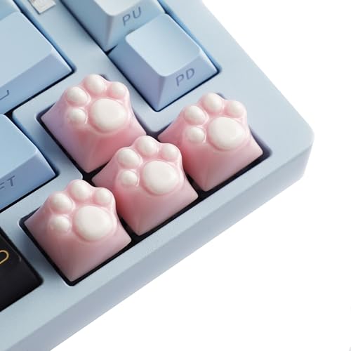YMDK Cat Claw Personality Keycap ESC Key Shine Through Resin Arrow Keys Cute Creative Keycap for MX Mechanical Keyboard YMDK Cat Claw Personality Keycap ESC Key Shine Through Resin Arrow Keys Cute Creative Keycap for MX Mechanical Keyboard von YMDK