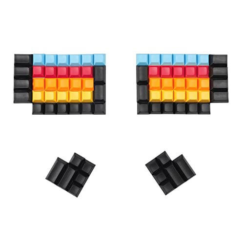 YMDK DSA Profile PBT Blank Keycap Set for Ergo Ergodox Planck Preonic Lily 58 Keyboard von YMDK