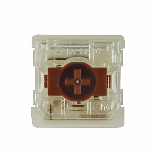 YMDK Gateron Low Profile Milky Switch v2 Rot Blau Braun Achse 3 Pin für Low Profile Switches Mechanische Tastatur K1 K7 NuPhy Air75 von YMDK