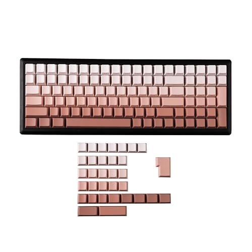 YMDK Gradient Series 133 Tasten PBT Double Shot Side-lit Shine Through Backlit Keycaps for MX Mechanical Keyboard 108 96 87 84 68 61 von YMDK
