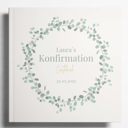 YMEMOS Konfirmation Gästebuch Junge Mädchen – Erinnnerungsbuch Geschenk zu Meine Konfirmation Gästebuch personalisiert YMEMOS Konfirmation Gästebuch Junge Mädchen – Erinnnerungsbuch Geschenk zu Meine Konfirmation Gästebuch personalisiert von YMEMOS