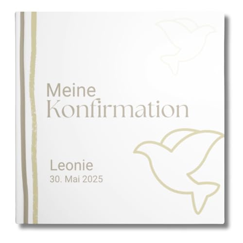 YMEMOS Konfirmation Gästebuch Junge Mädchen – Erinnnerungsbuch Geschenk zu Meine Konfirmation Gästebuch personalisiert von YMEMOS