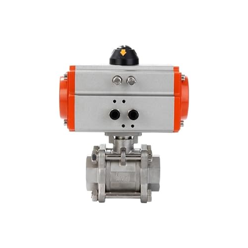 1,5 Zoll doppeltwirkender/einfachwirkender Zylinder, dreiteiliger pneumatischer Kugelhahn mit hoher Plattform(Single Acting) von YMFYPRDV