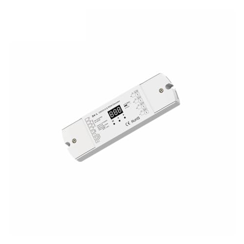 110-240VAC Eingang T11(IT) 4 Zonen dimmbares Glas-Touchpanel Master T12 CCT / T13 RGB / T14 RGBW DMX512 2,4G AC Controller(D4-L) von YMFYPRDV