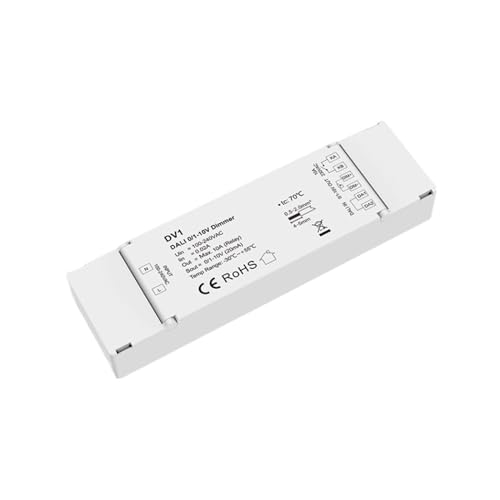 110V-220VAC Eingang 1CH*10A DALI 0/1-10V Dimmer 1 DALI-Adresse DV1 DT5 Trockenkontaktausgang geeignet for einfarbige SMD-LED-Lichtleisten 110V-220VAC Eingang 1CH*10A DALI 0/1-10V Dimmer 1 DALI-Adresse DV1 DT5 Trockenkontaktausgang geeignet for einfarbige SMD-LED-Lichtleisten von YMFYPRDV