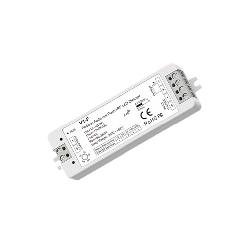 1CH*8A 12V-48VDC 24V CV Ein- und Ausblend-LED-Dimmer Push Dim V1-F monochromer Lichtstreifen mit 5 Gradientengeschwindigkeiten/stufenlosem Dimmen 1CH*8A 12V-48VDC 24V CV Ein- und Ausblend-LED-Dimmer Push Dim V1-F monochromer Lichtstreifen mit 5 Gradientengeschwindigkeiten/stufenlosem Dimmen von YMFYPRDV