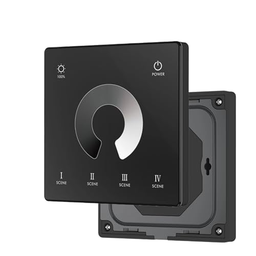 1PCS DC12V-24V CCT/RGB/RGBW/Dim wand-montiert touch screen fernbedienung LED RGB licht streifen dimmer schalter(1-Zone TW1-B Dimming) von YMFYPRDV