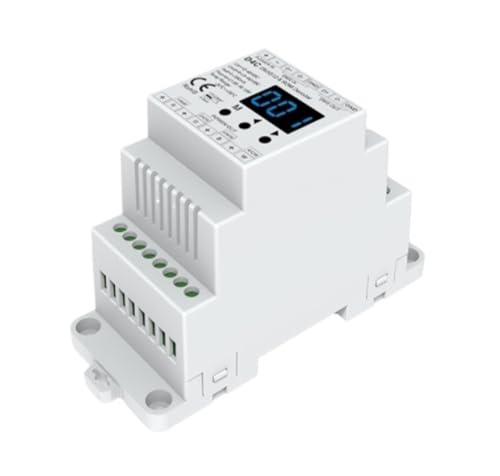 1PCS DC12V-48V 24V 36V 4-Kanal-Konstantstrom-DMX512-Decoder D4C 150-500MA oder 350-1200MA PWM-Controller treibt 1-13 Chips an(150-500MA White) von YMFYPRDV