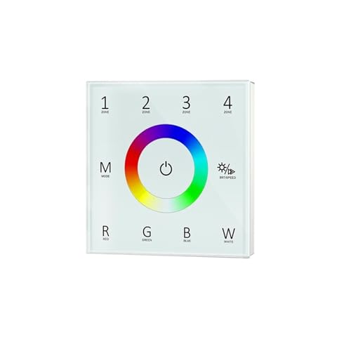 1PCS T11 86 typ DMX512 einzigen dimmen touch panel DMX512 haupt bedienfeld 4-zonen wand-touchpanel(White Panel T14) von YMFYPRDV