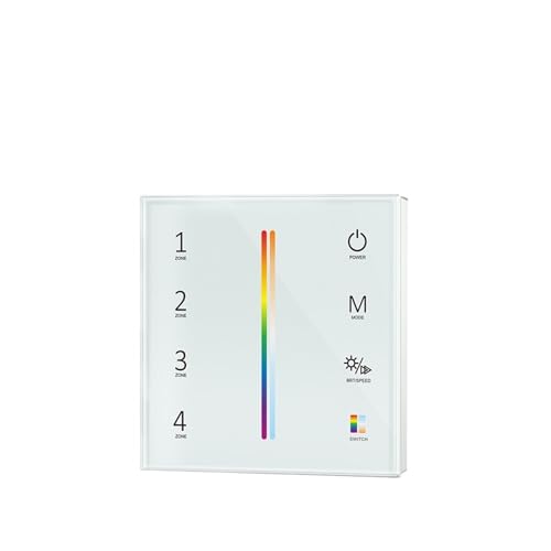 1PCS WT5 RGBCCT Controller 12V 24V DC 5-in-1 Dimmer RGB CCT RGBW LED Licht Streifen Touch Panel 2,4G Controller(T15-1 Clear Only) von YMFYPRDV