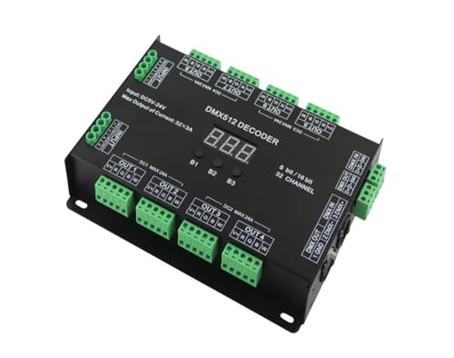 32-Kanal 96A RGBW DMX 512 LED-Decoder-Controller DMX-Dimmer DC5-24V RGBW RGB-LED-Licht 8-Bit/16-Bit 32-Kanal 96A RGBW DMX 512 LED-Decoder-Controller DMX-Dimmer DC5-24V RGBW RGB-LED-Licht 8-Bit/16-Bit von YMFYPRDV