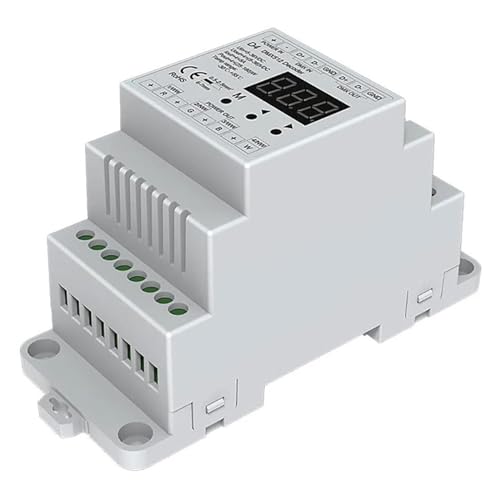 4-Kanal-Konstantspannungs-DMX512-Decoder RGB/RGBW-Controller DIN-Schienenmontage 4-Kanal-Dimmcontroller 5-36 VDC von YMFYPRDV