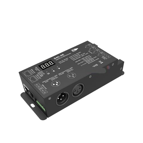 4CH CV DMX 512 Decoder RDM 250~1600Hz Digitalanzeige 12V-36V 24V 8A/CH D4-XE geeignet for RGBW einfarbige RGB-LED-Lichtleiste 4CH CV DMX 512 Decoder RDM 250~1600Hz Digitalanzeige 12V-36V 24V 8A/CH D4-XE geeignet for RGBW einfarbige RGB-LED-Lichtleiste von YMFYPRDV