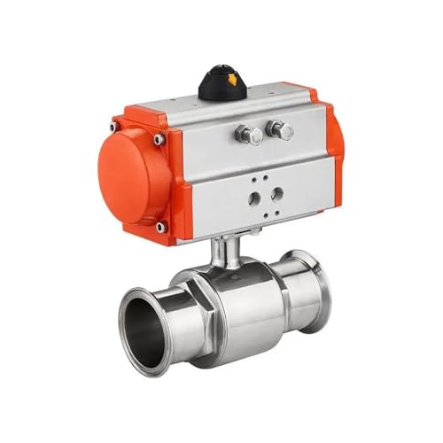 51-mm-Hygienekugelhahn, zweiteiliger Ferrulentyp, hohe Plattform 304, doppeltwirkender Zylinder 51-mm-Hygienekugelhahn, zweiteiliger Ferrulentyp, hohe Plattform 304, doppeltwirkender Zylinder von YMFYPRDV