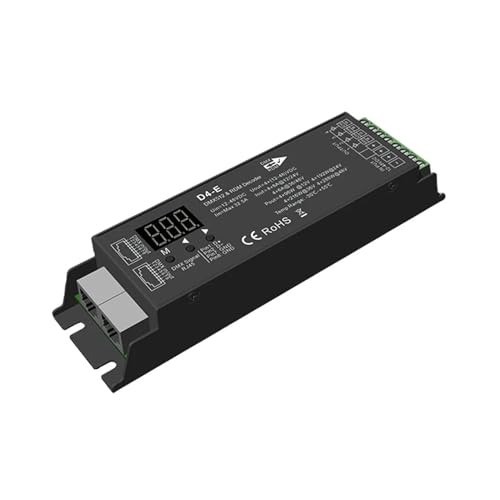 D4 D4-E D4-XE D5 D12 D24 DS DS-L DMX-Decoder, digitaler DMX512-SPI-Decoder und RF-Controller, CV-Display/Din-Schiene/mehrfache Dimmung(D4-E) von YMFYPRDV